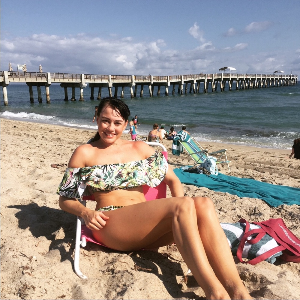 Lucky Brand SWIM Tropical Print Bikini